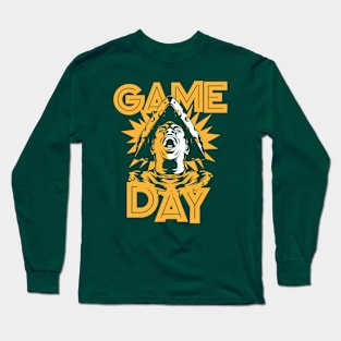 Cheesy Football Fan Game Day Long Sleeve T-Shirt